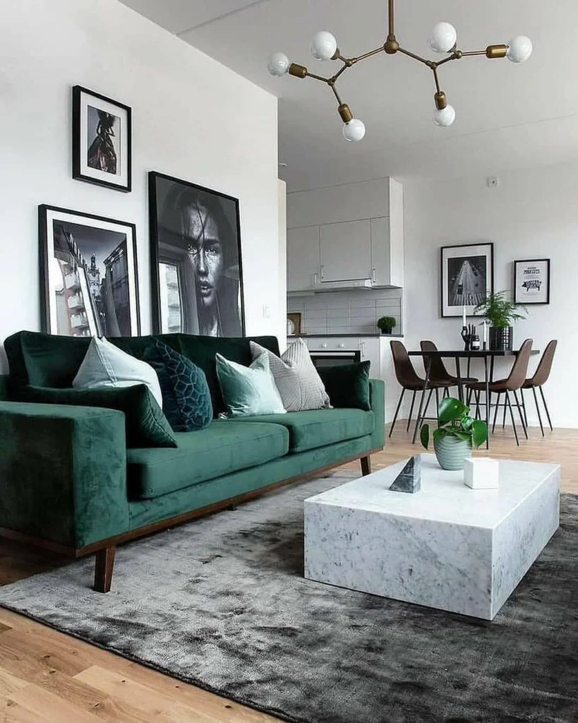 Mid Century Green Accent