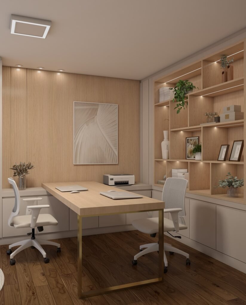 Minimal Built-In Shelves