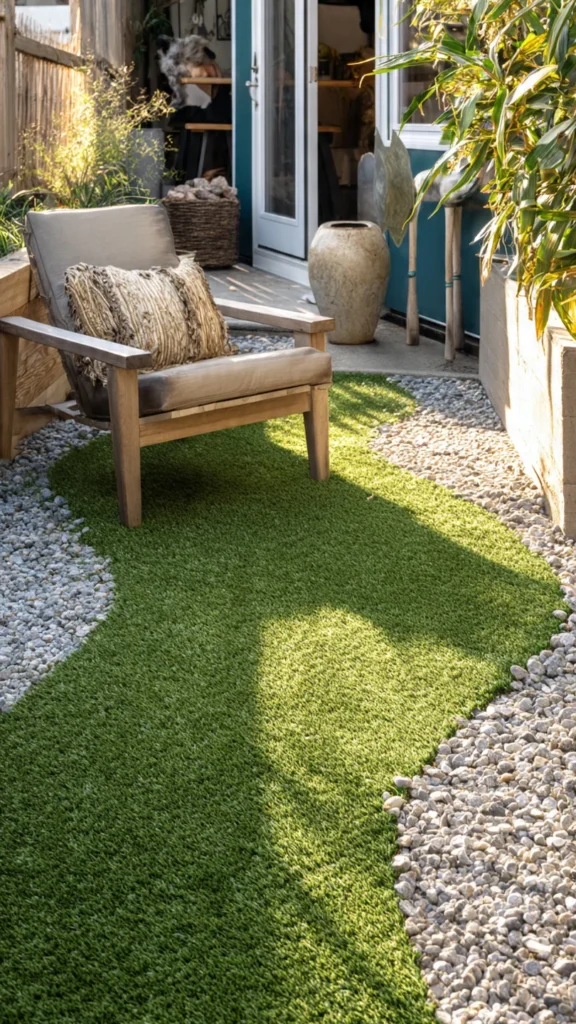 Mixed Material Backyard Design