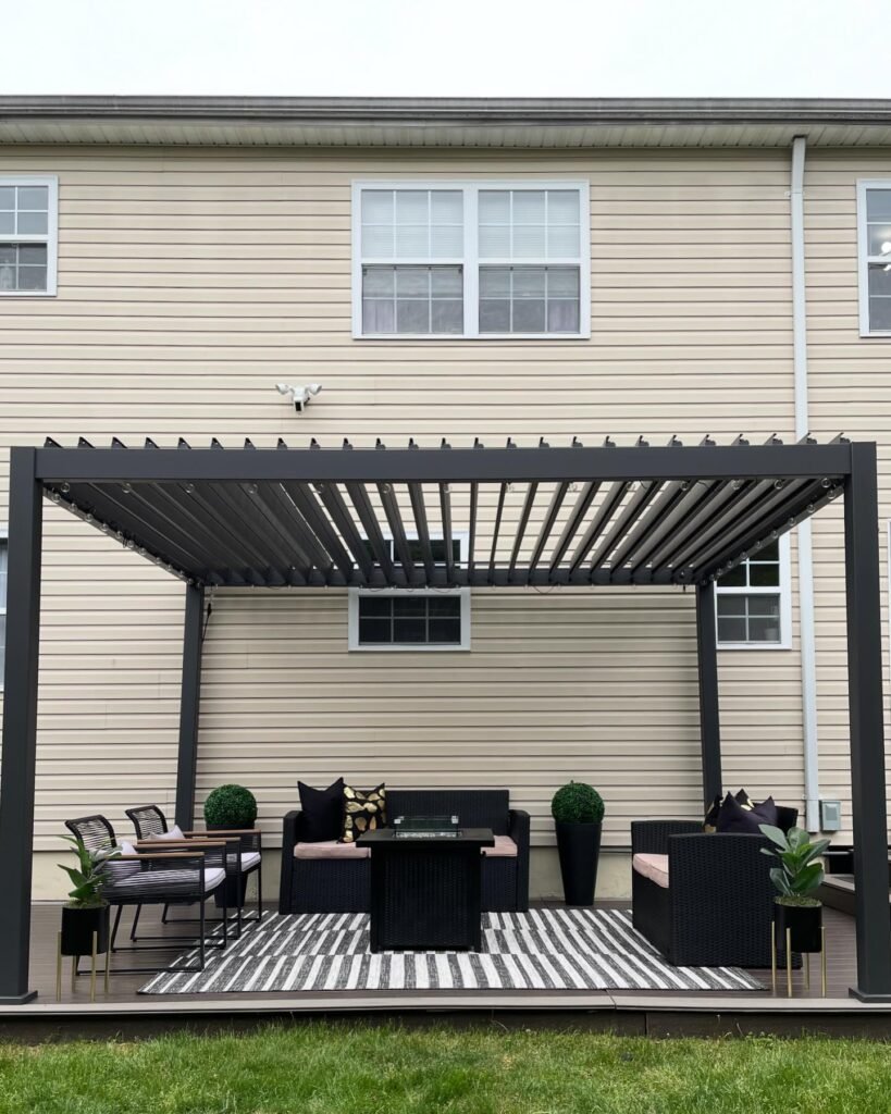 Modern Covered Deck Rug