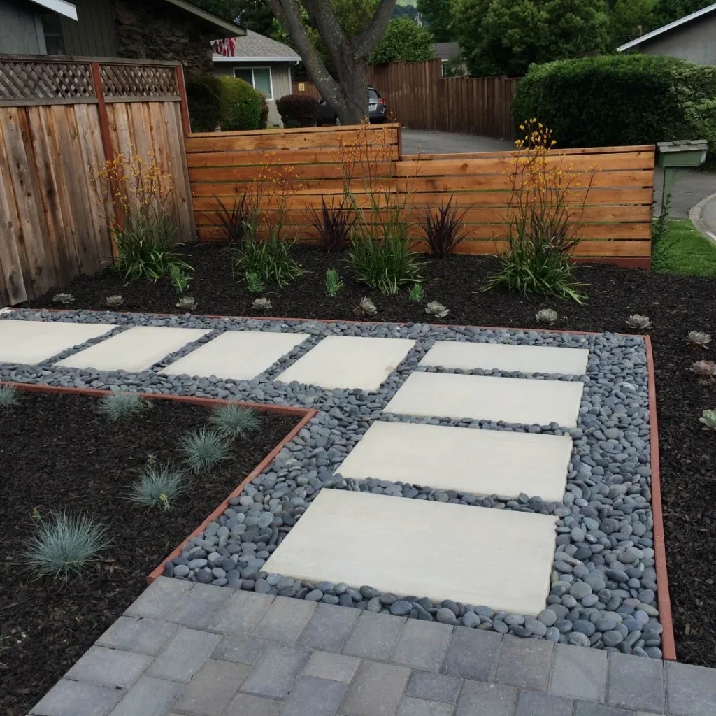 Modern Stone Path Design