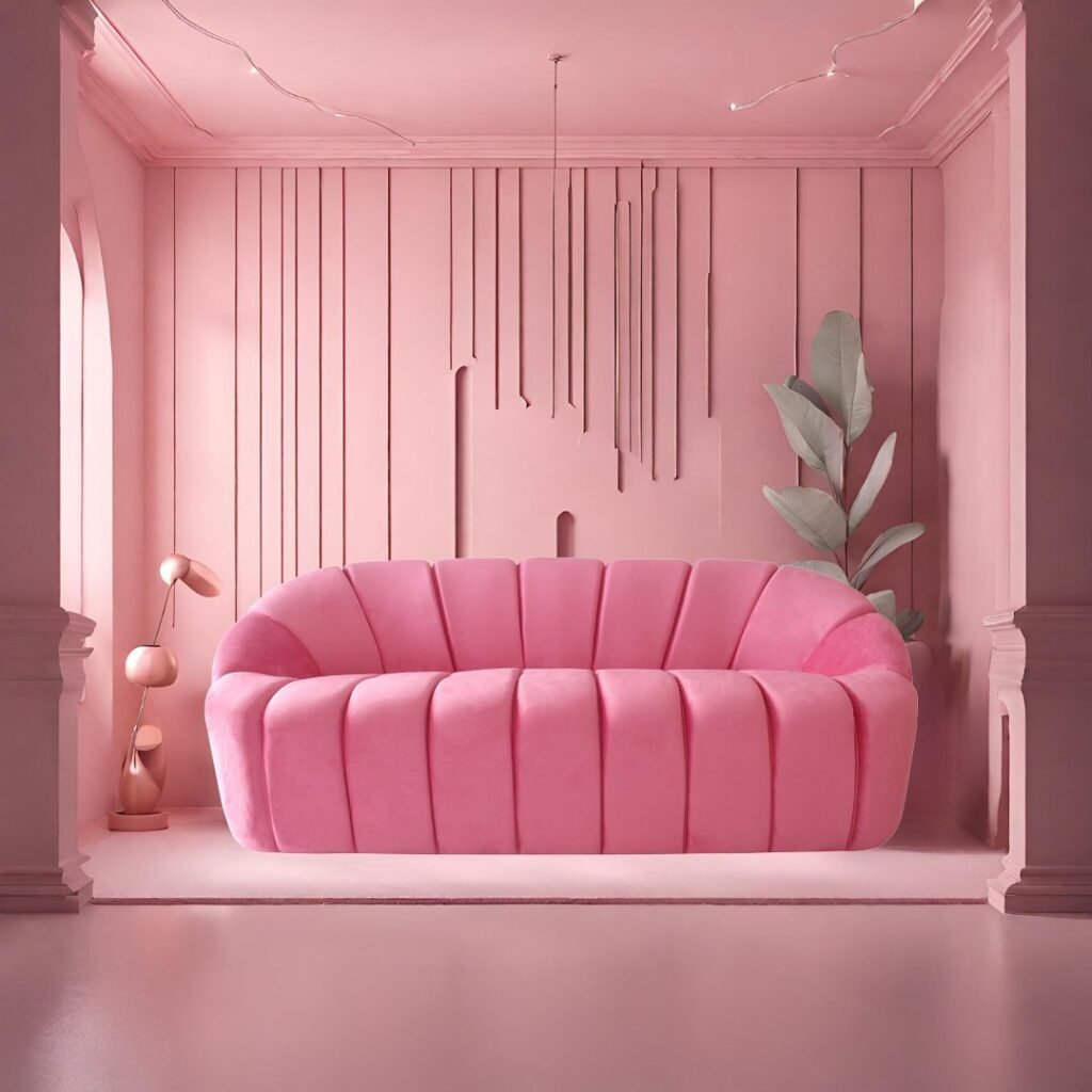 Monochrome Pink Statement