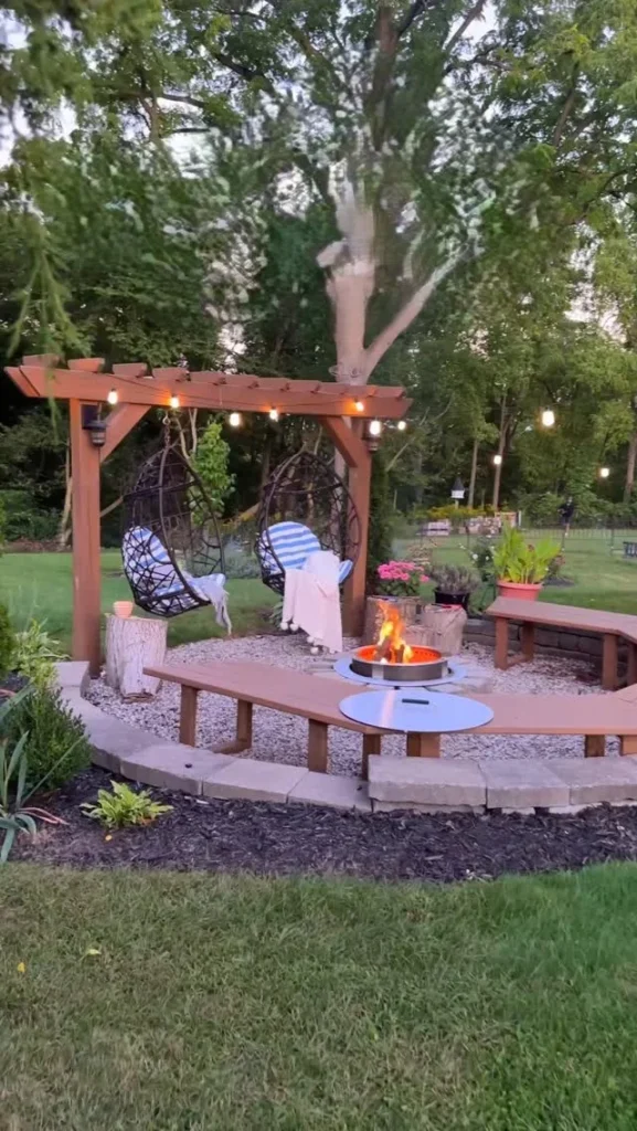 . Multi Use Fire Seating Area