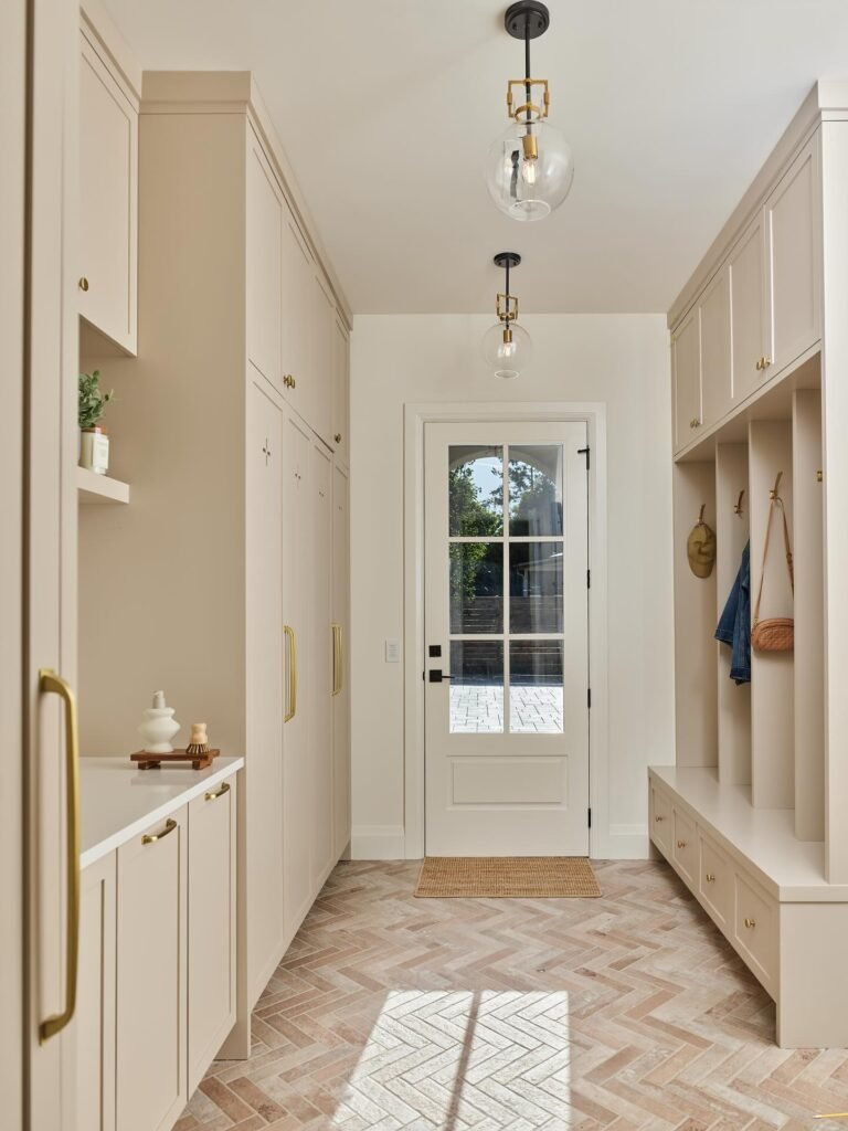 Narrow Hallway Mudroom
