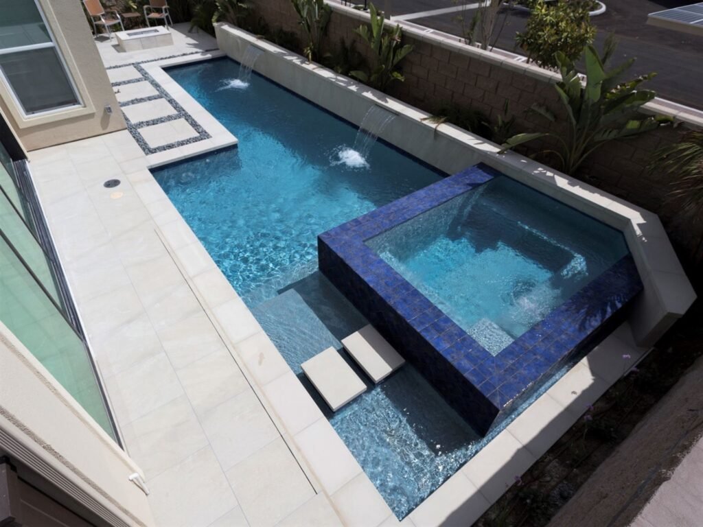 Narrow Lap Pool Design