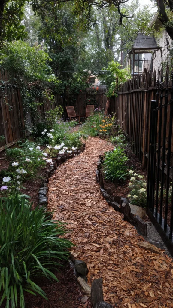 Natural Mulch Pathway