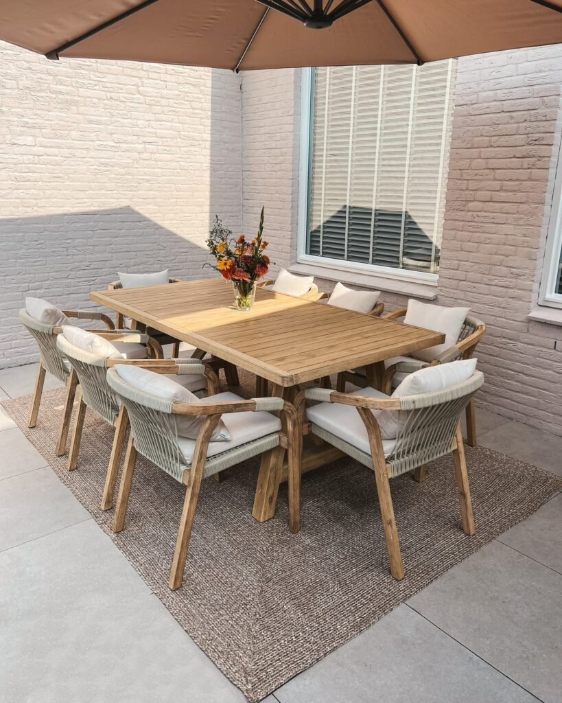 Natural Texture Dining Rug