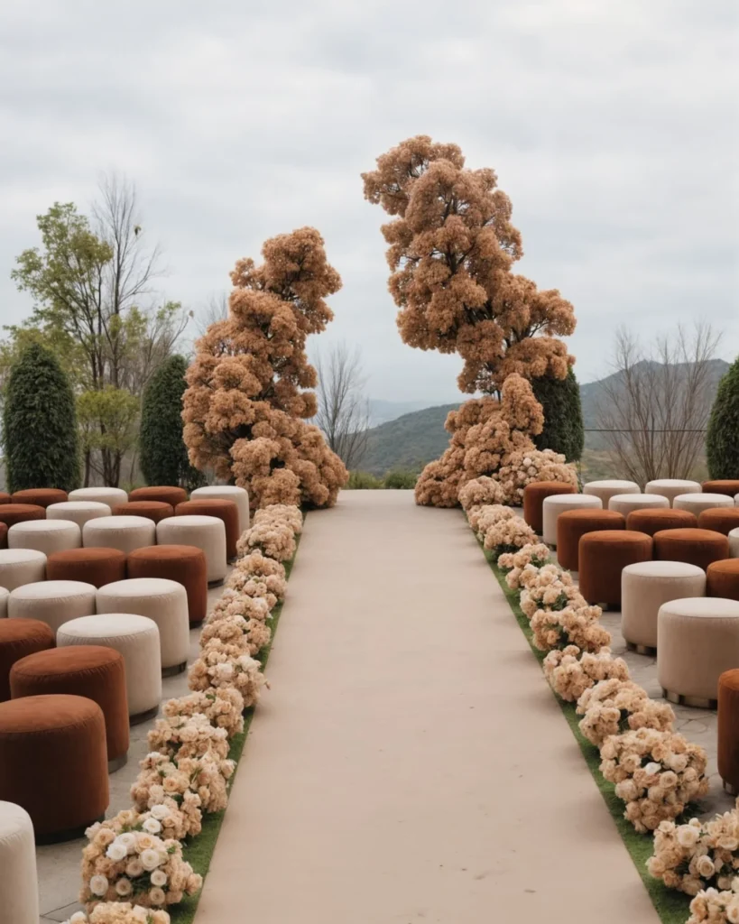 Neutral Tone Aisle Setup