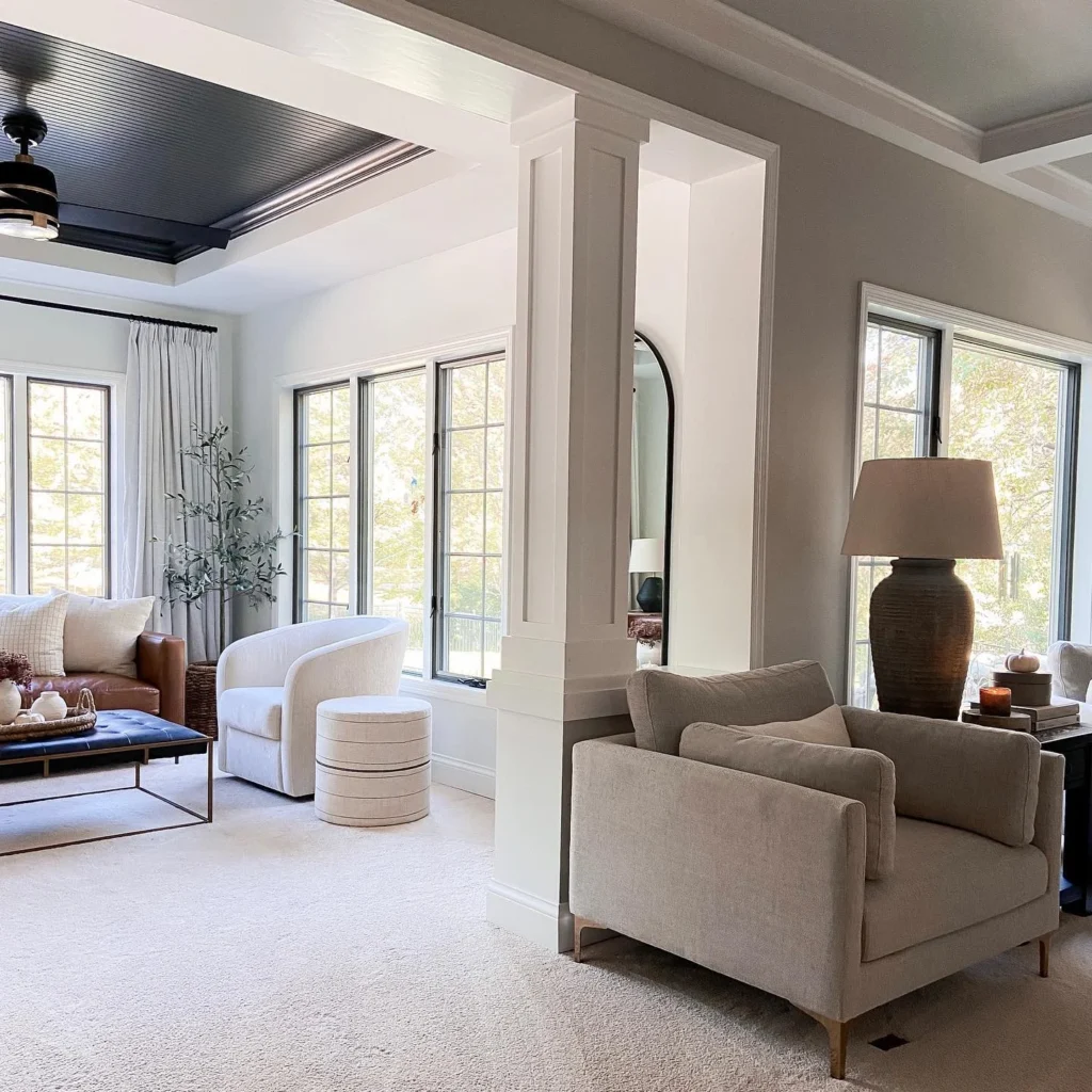 Open Concept Sunroom Layout