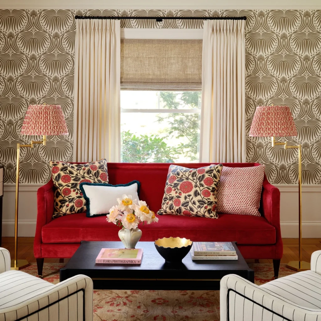 Patterned Wallpaper Contrast