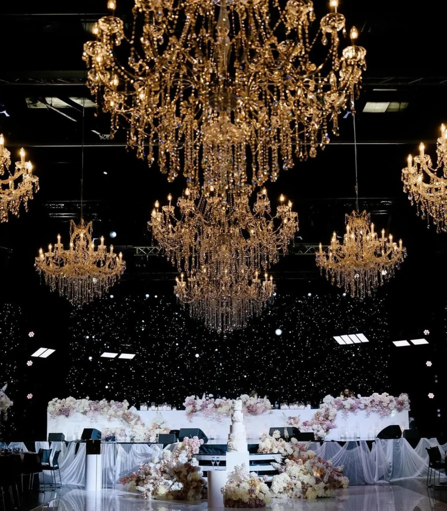 Pink Draped Ceiling Glow