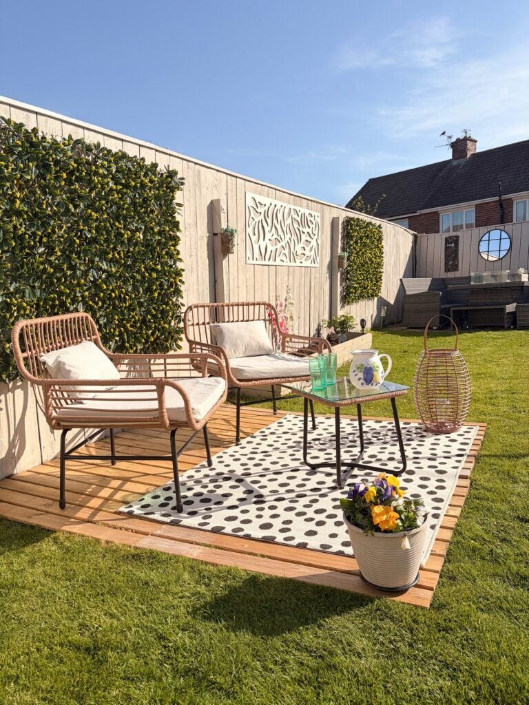 Polka Dot Garden Rug