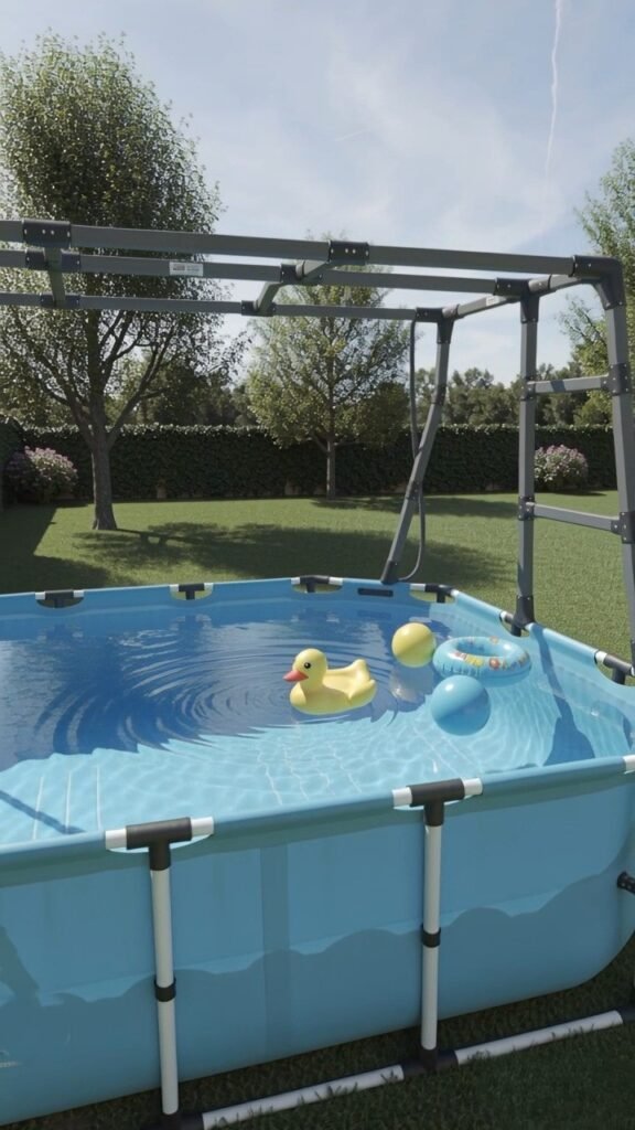 Private Hedge Pool Border