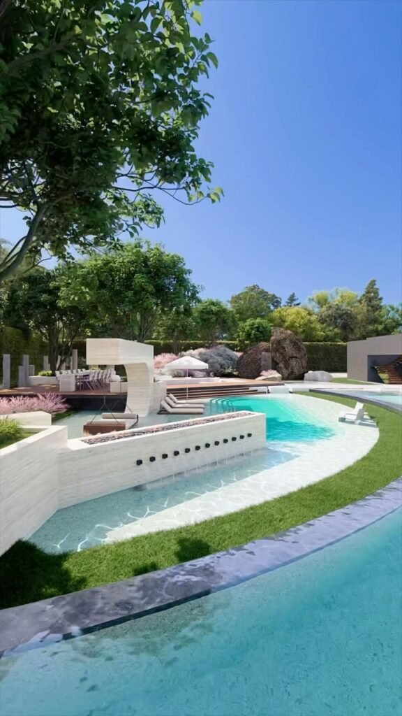 Resort Style Pool Layout