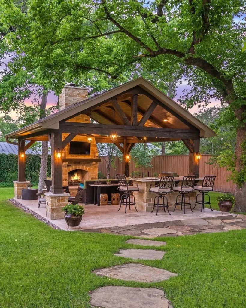 Rustic Covered Pavilion
