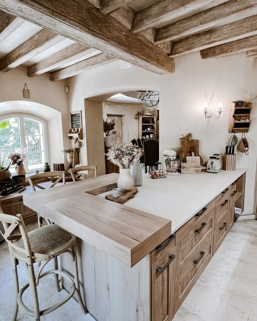 Rustic Wood Beam Ceiling