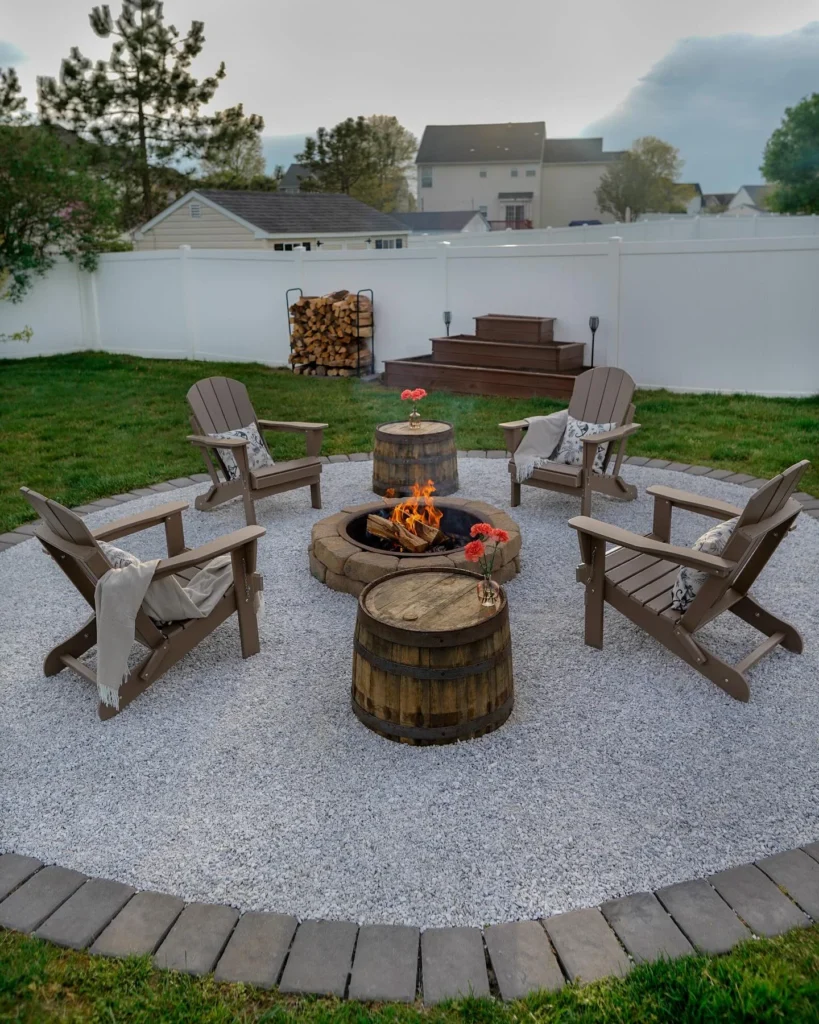 Simple Gravel Circle Setup