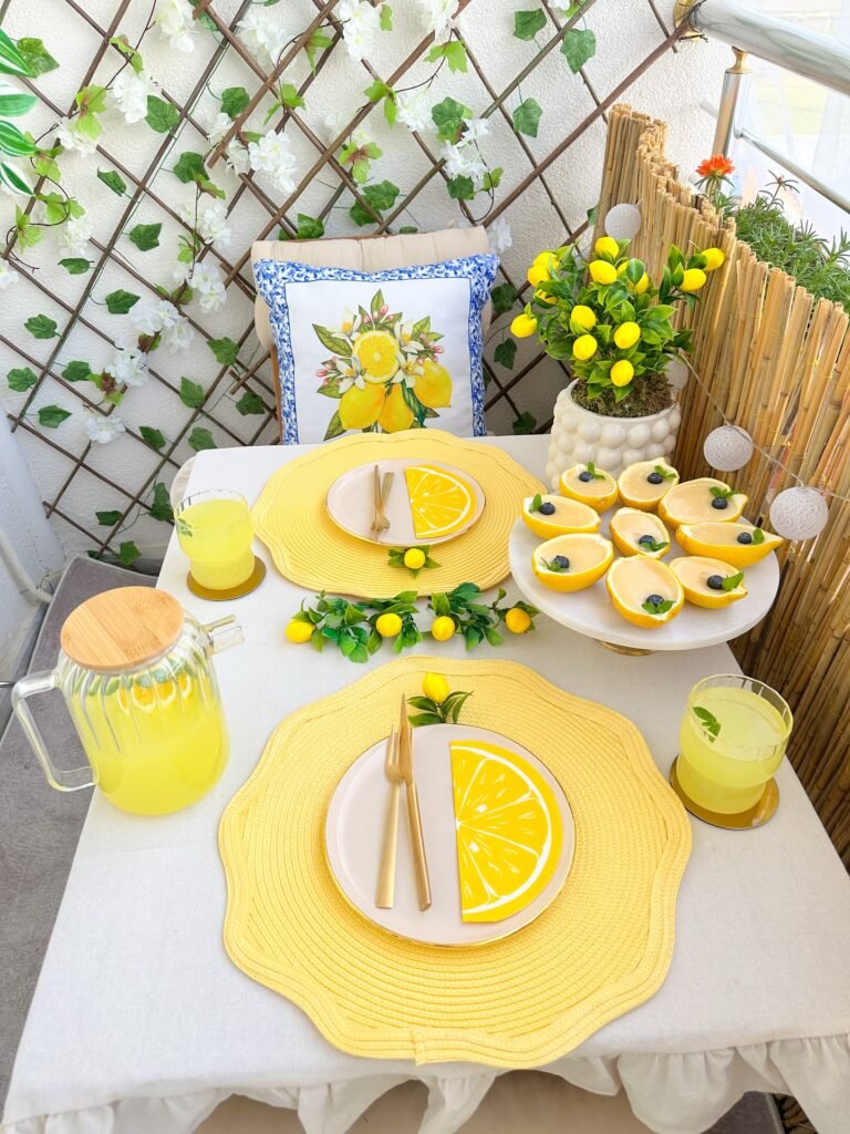 Small Balcony Lemon Setup
