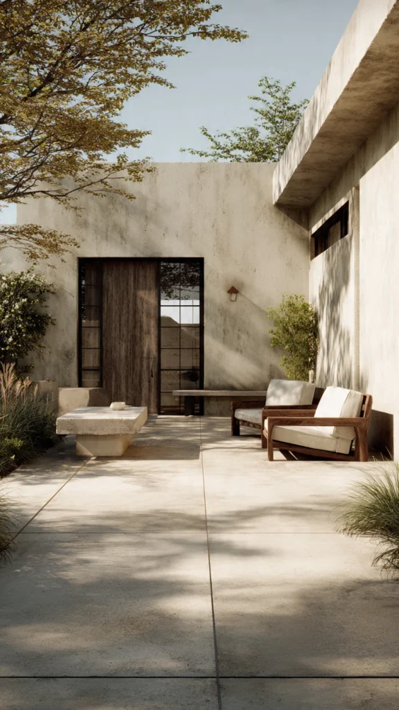  Smooth Concrete Backyard