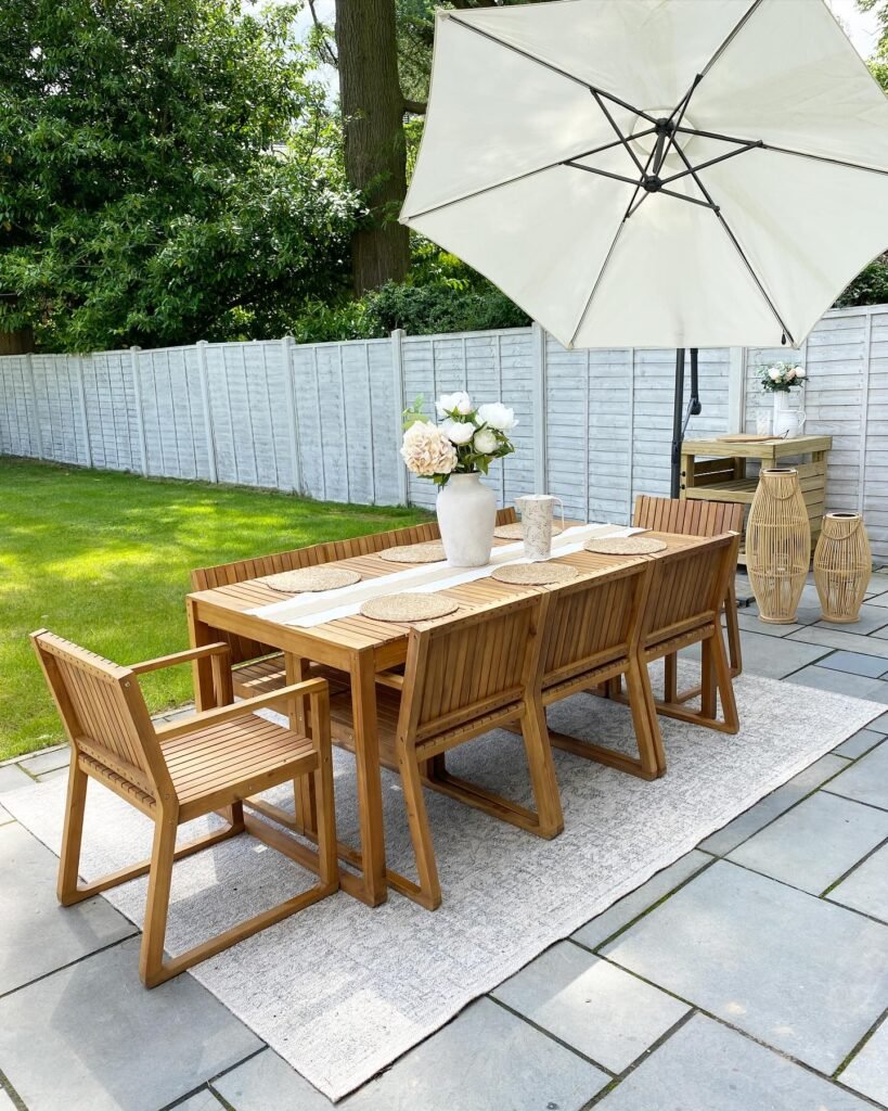 3. Soft Neutral Dining Rug
