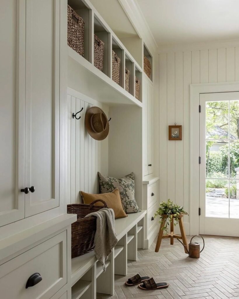 Soft Neutral Mudroom