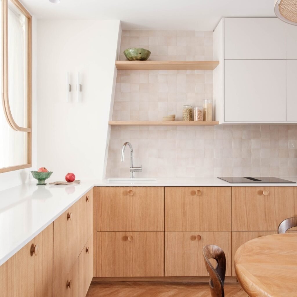 Soft Wood Minimal Cabinets