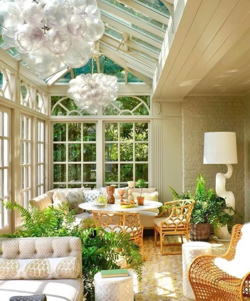 Statement Light Sunroom