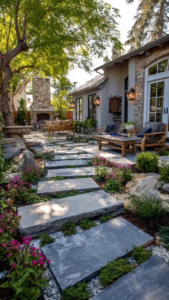 Stepped Stone Garden Walk