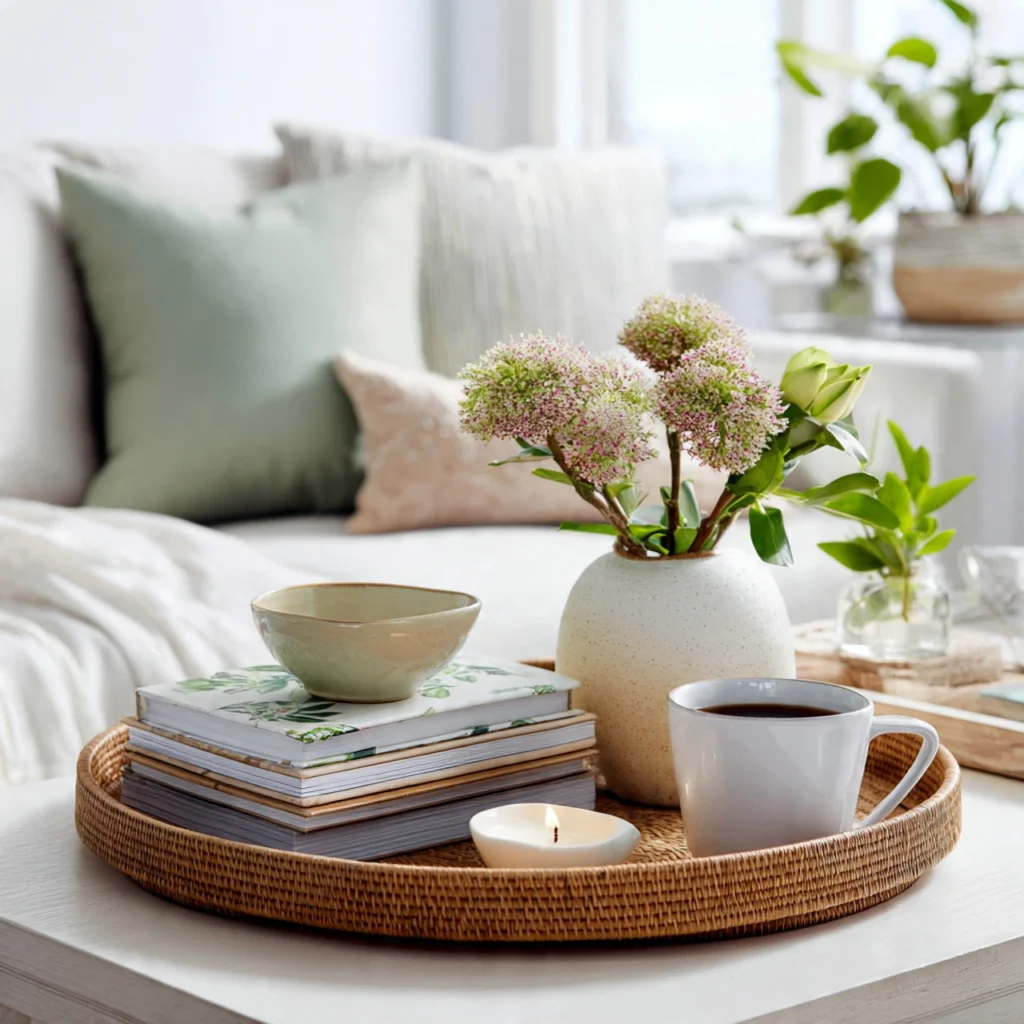 Style a Spring Coffee Table Vignette