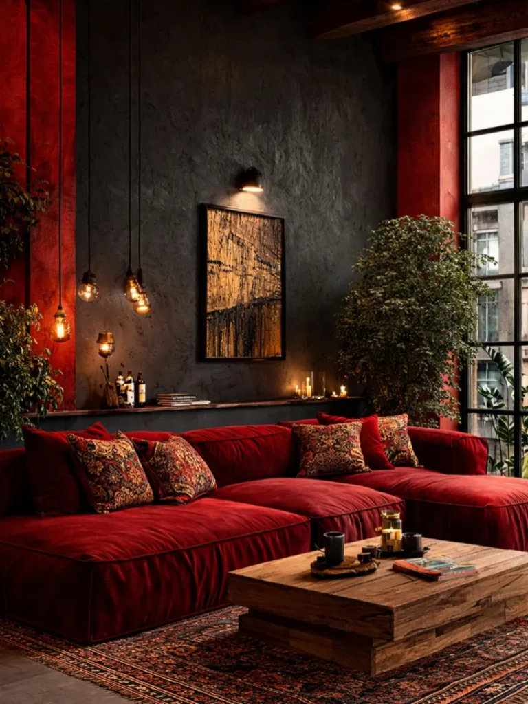 Sunlit Rustic Red Setup