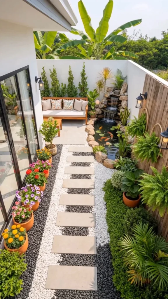 Tropical Wall Garden