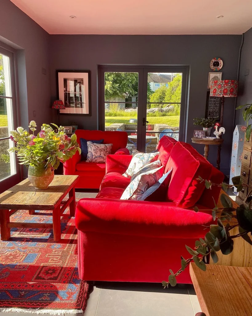 Warm Art Wall Styling