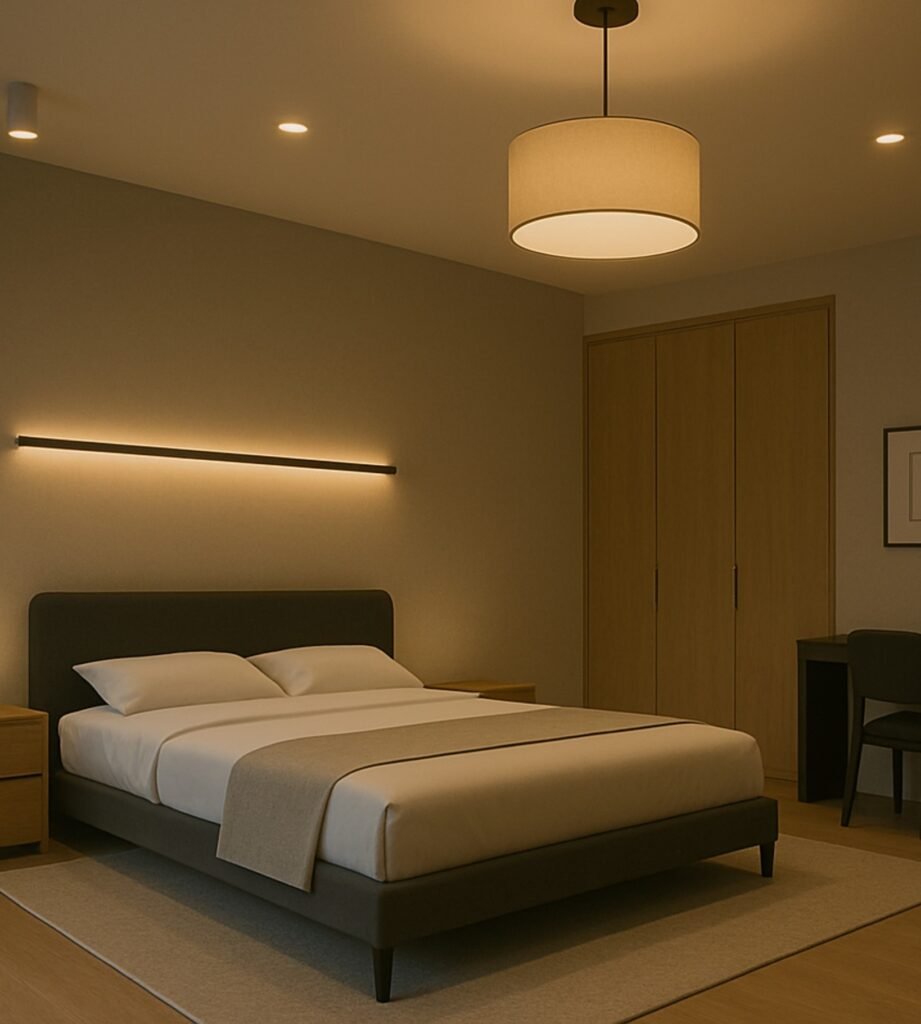 Warm Linear Wall Light