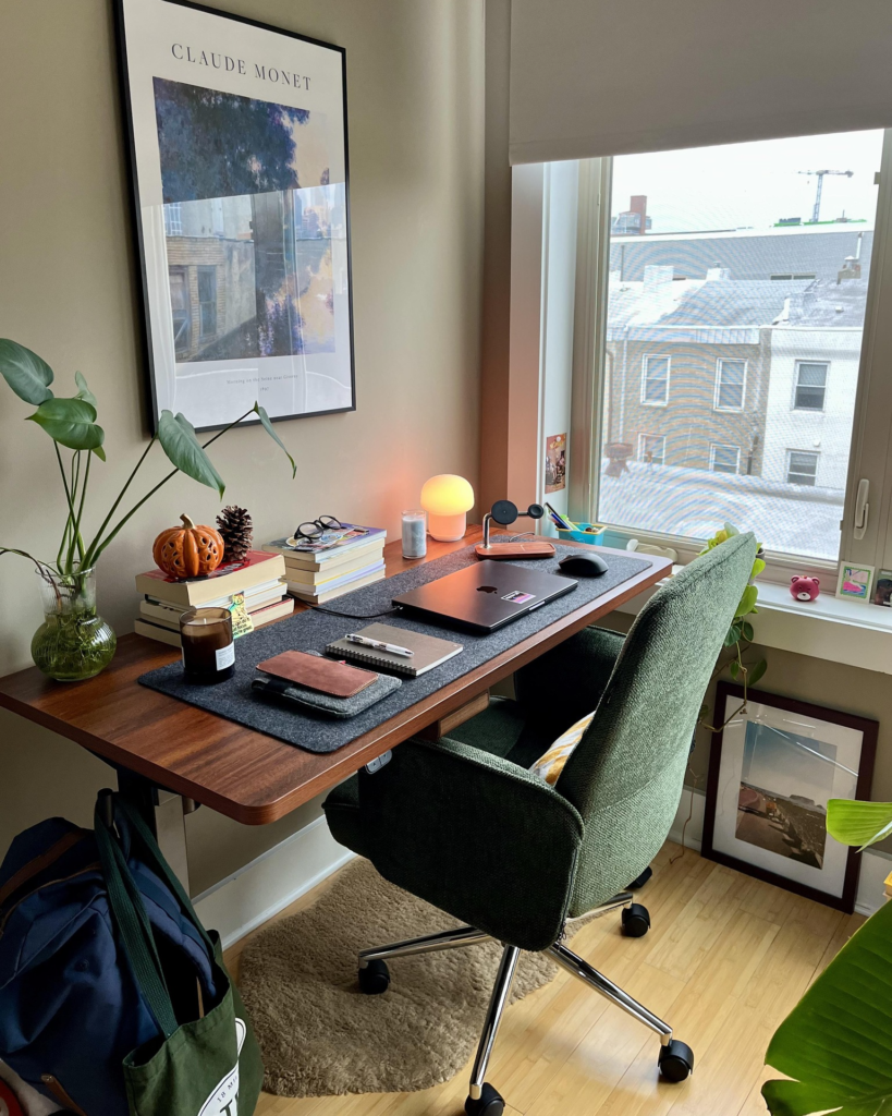Window-Facing Desk