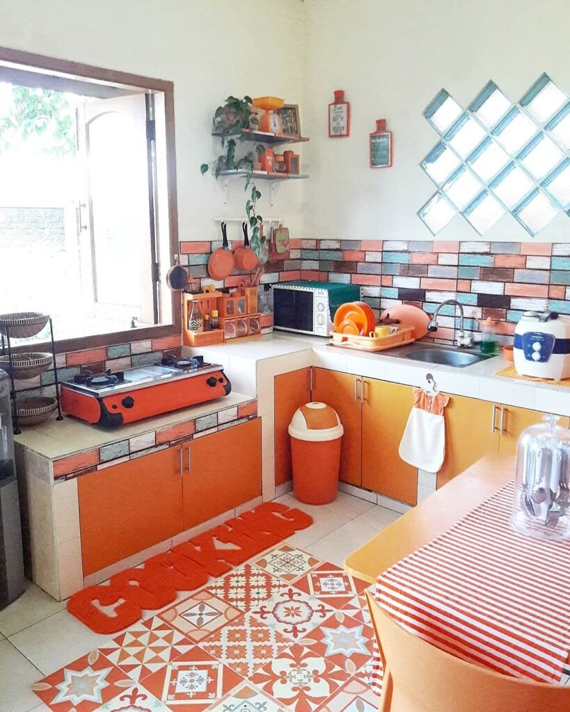 Layer Orange With Pattern