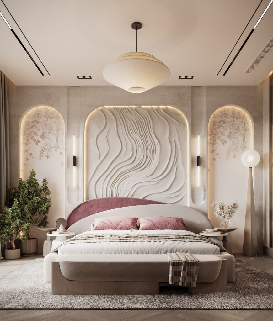 Add a Statement Headboard Wall