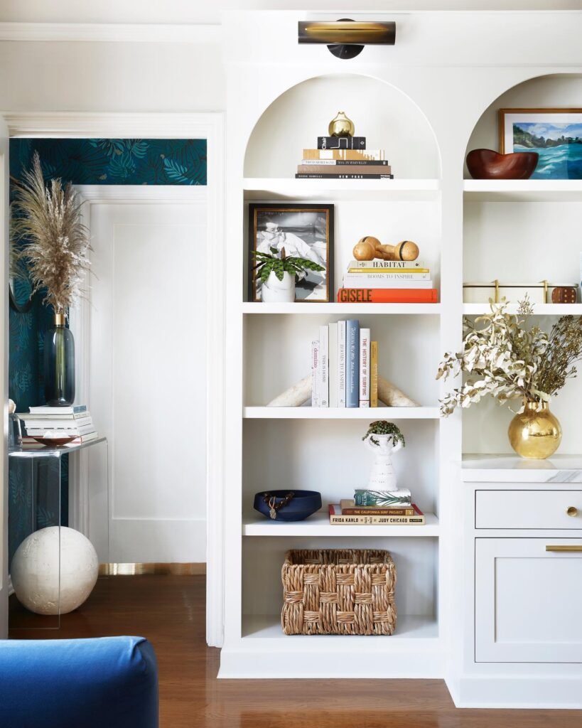 Arched Built-In Display