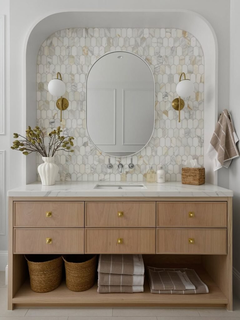Arched Tile Feature