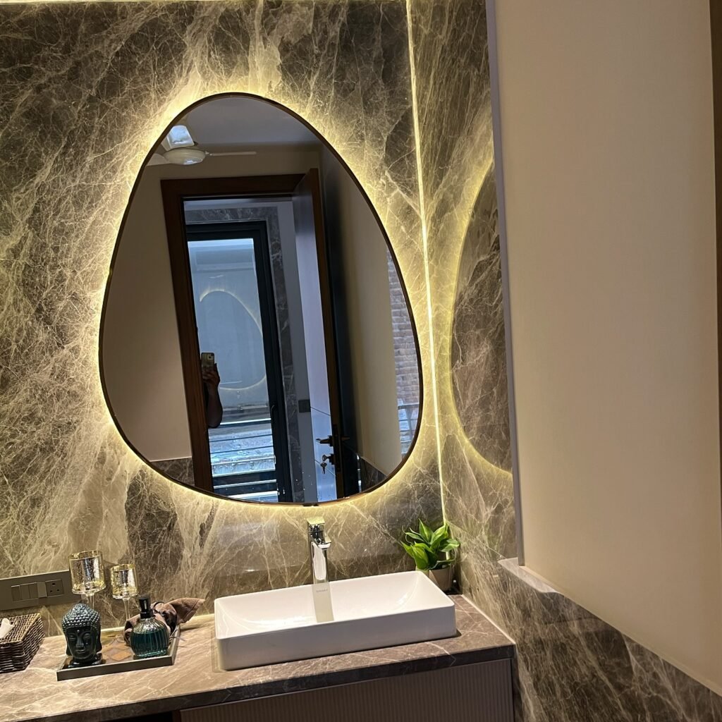 Backlit Organic Mirror