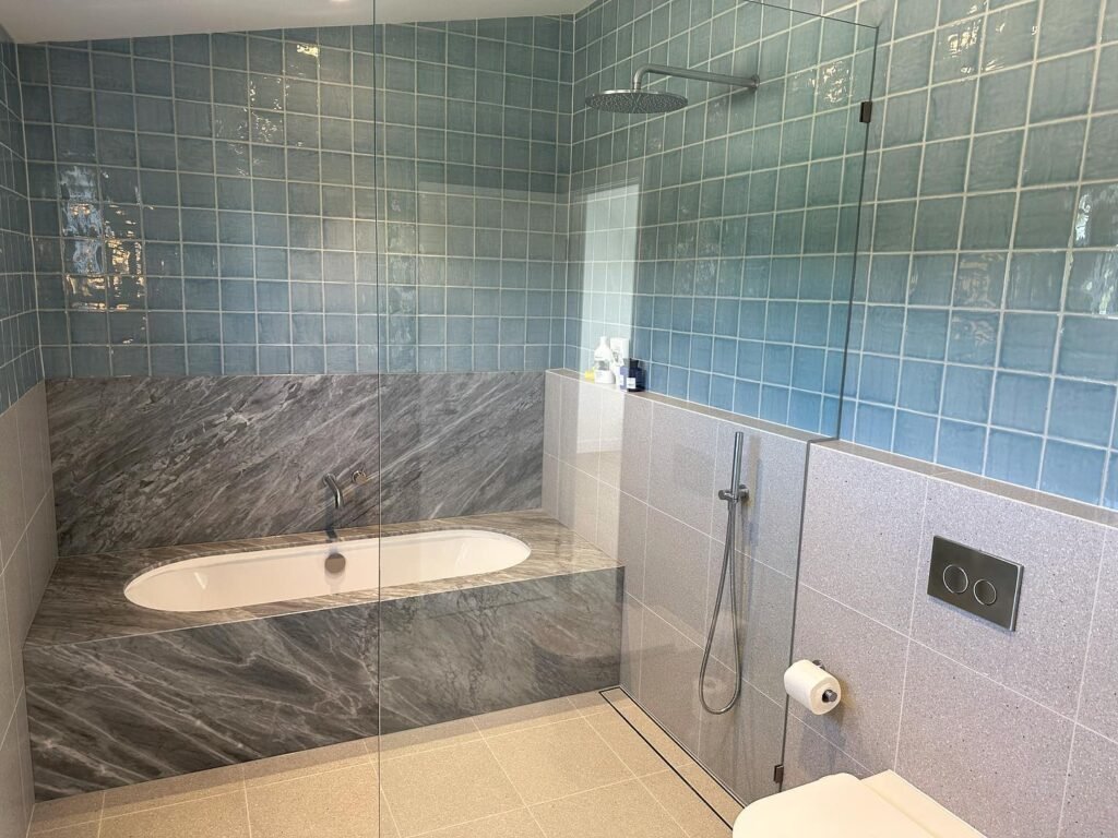 Blue Tile Wet Zone