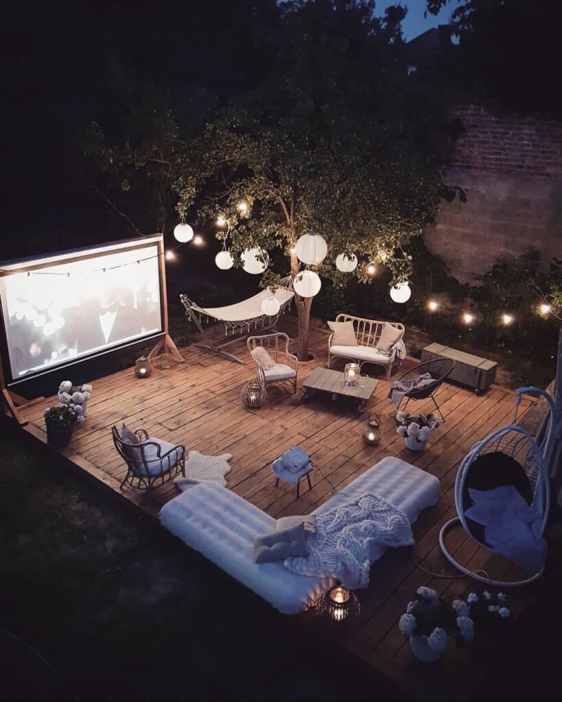 Boho Deck Cinema
