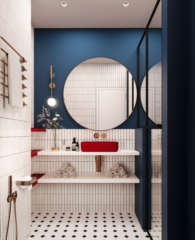 Bold Accent Vanity