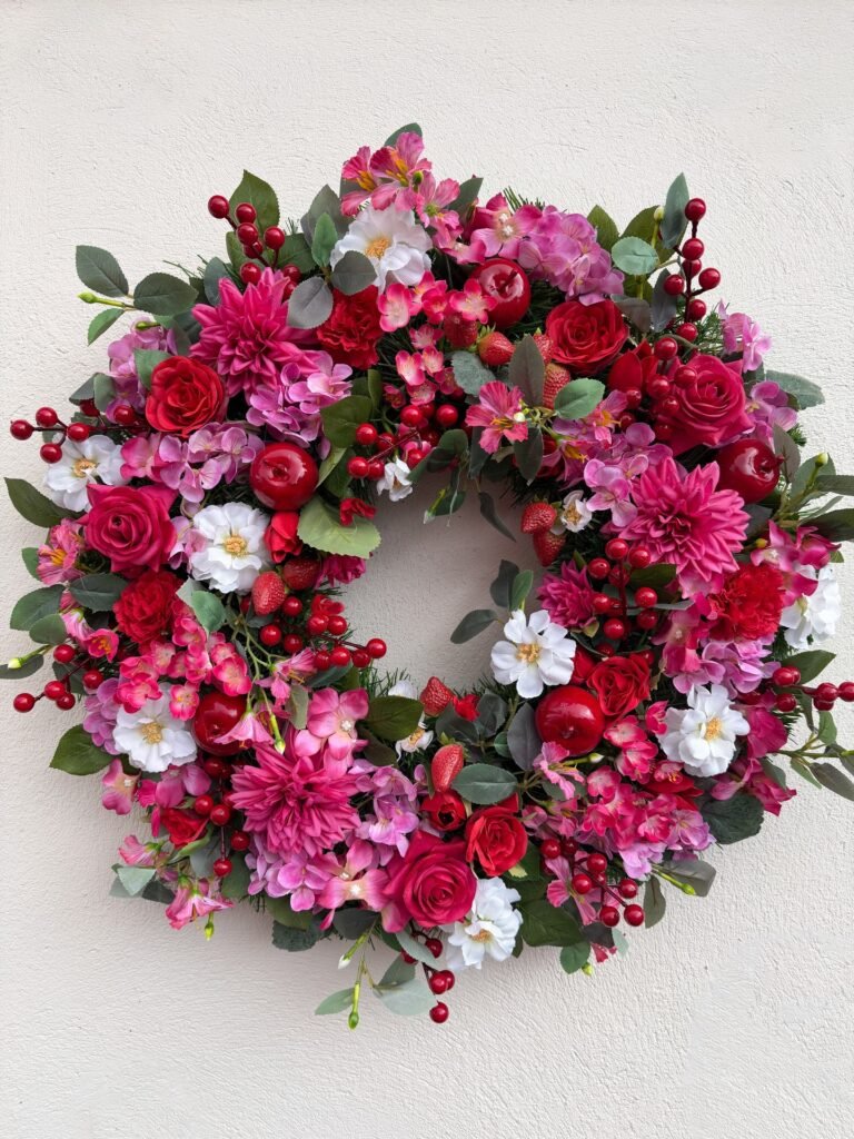 Bold Berry Floral Wreath