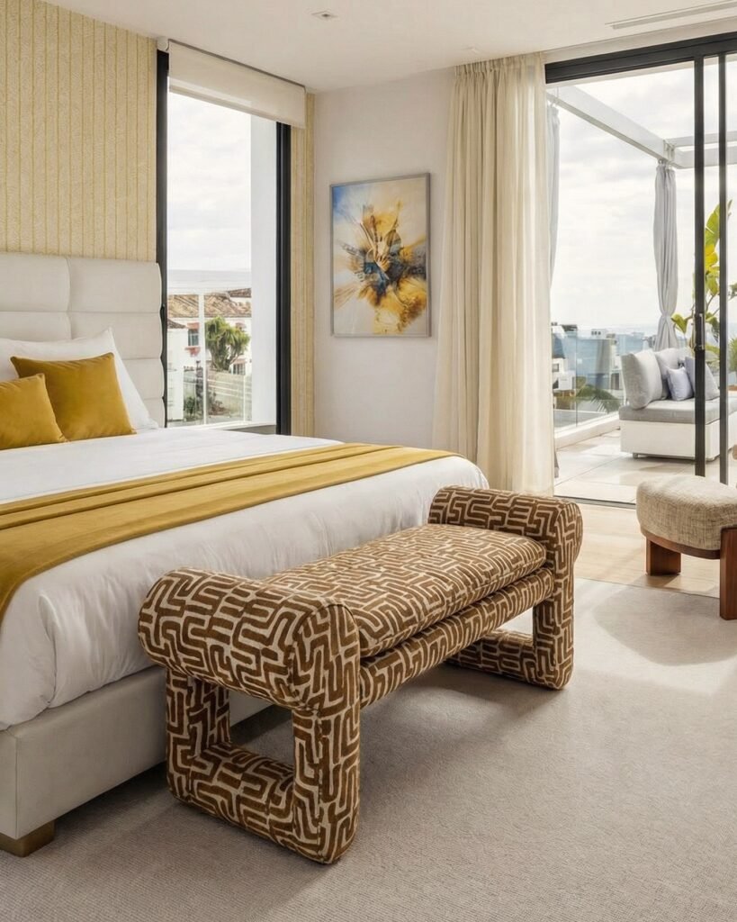 Bold Pattern Bench