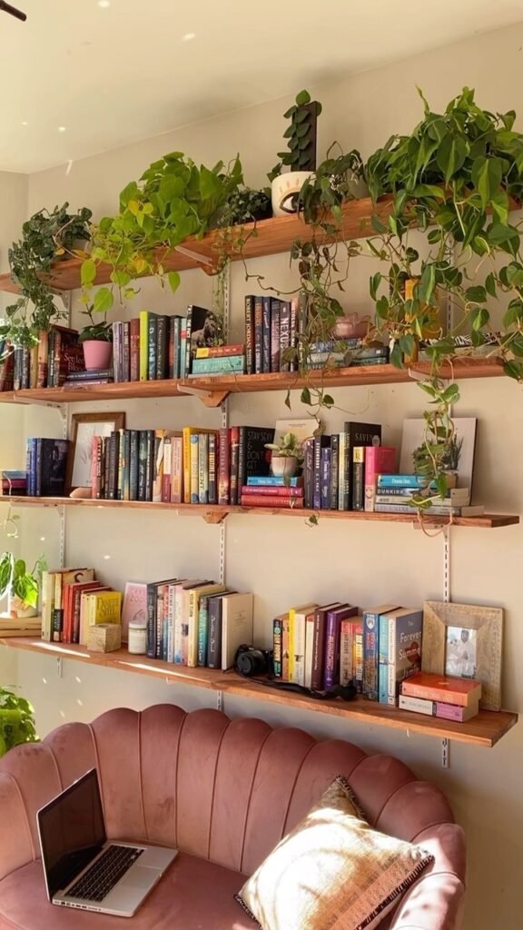  Book Lover Plant Shelves