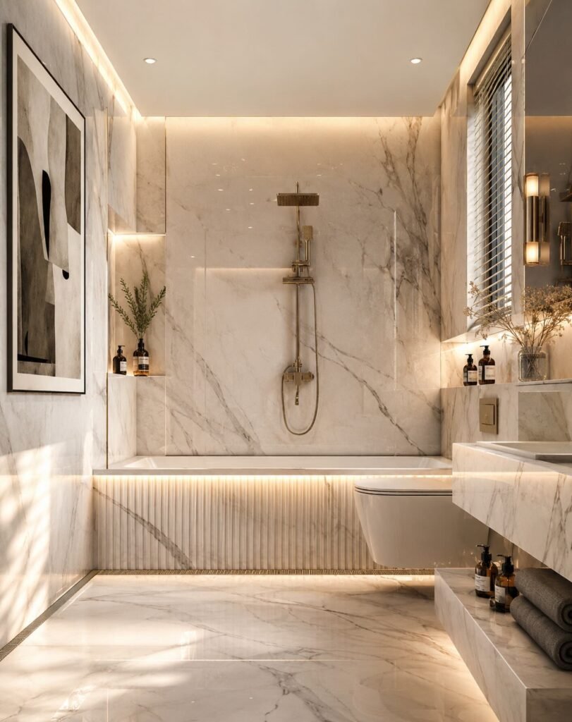  Marble Bath Feature