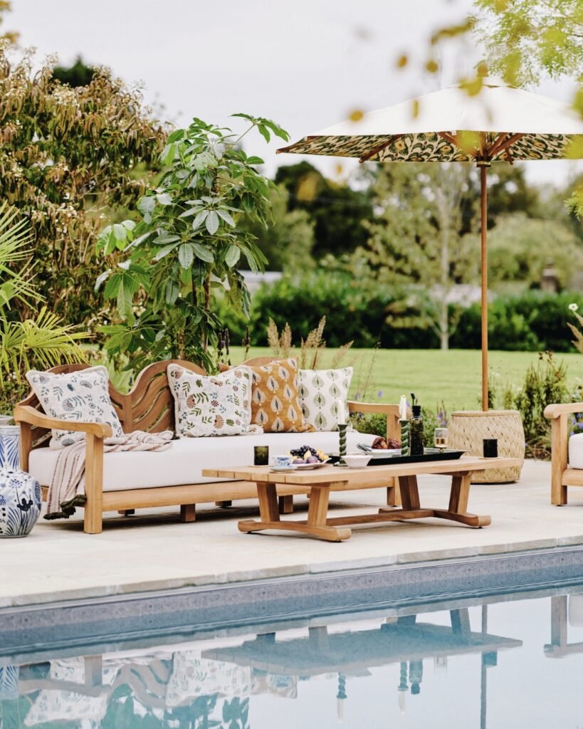 Botanical Pool Cushions