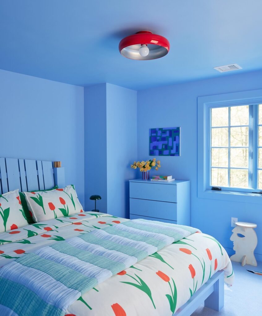 Bright Blue Statement