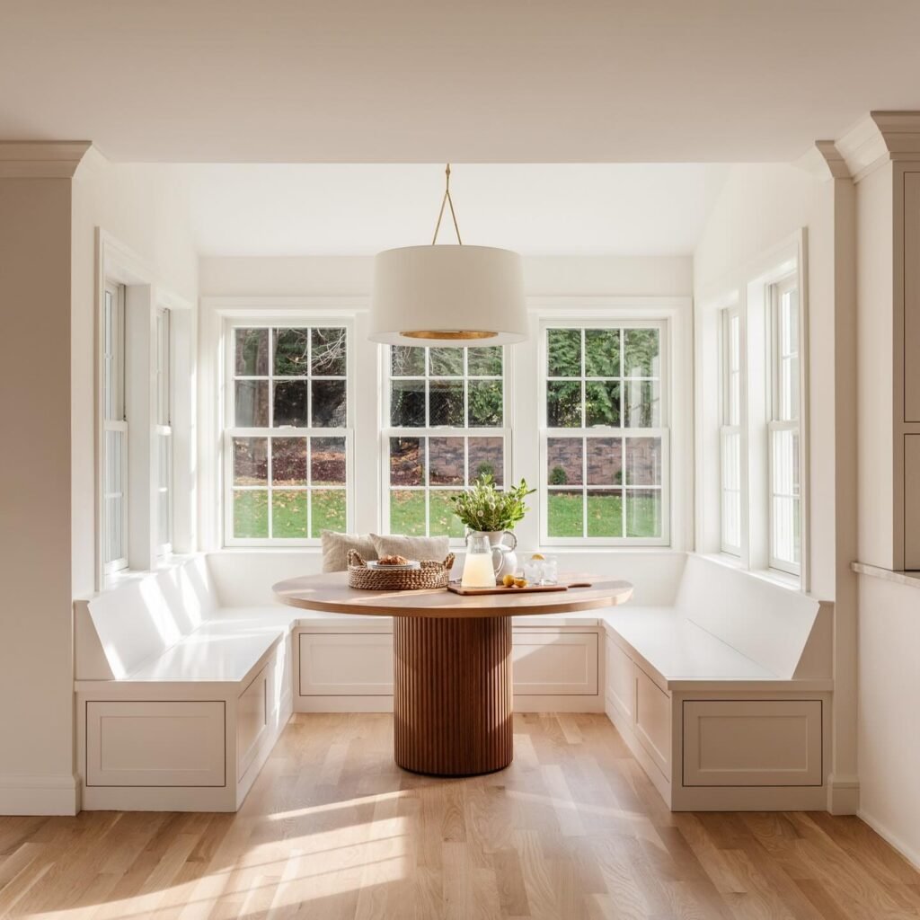 Bright Built-In Breakfast Room