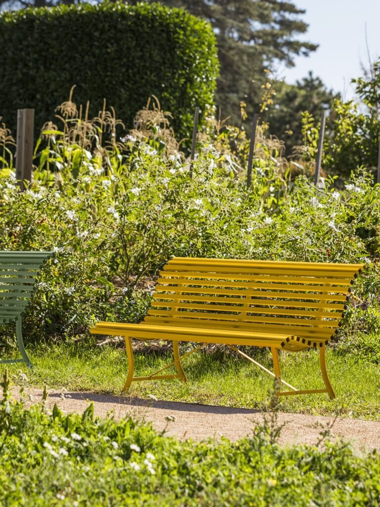 Bright Color Garden Bench